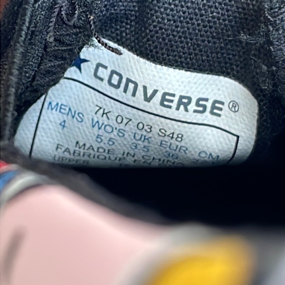 Converse Comic Graffiti Cartoon Graphic Slip On Shoes/Sneakers Size M4/W5.5 - Picture 8 of 12